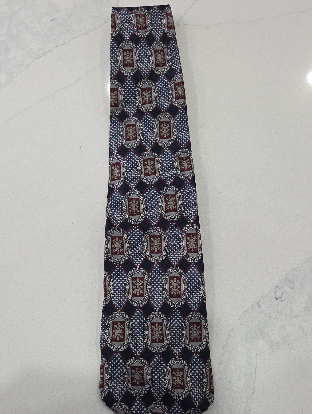Men's Patterned Silk Tie